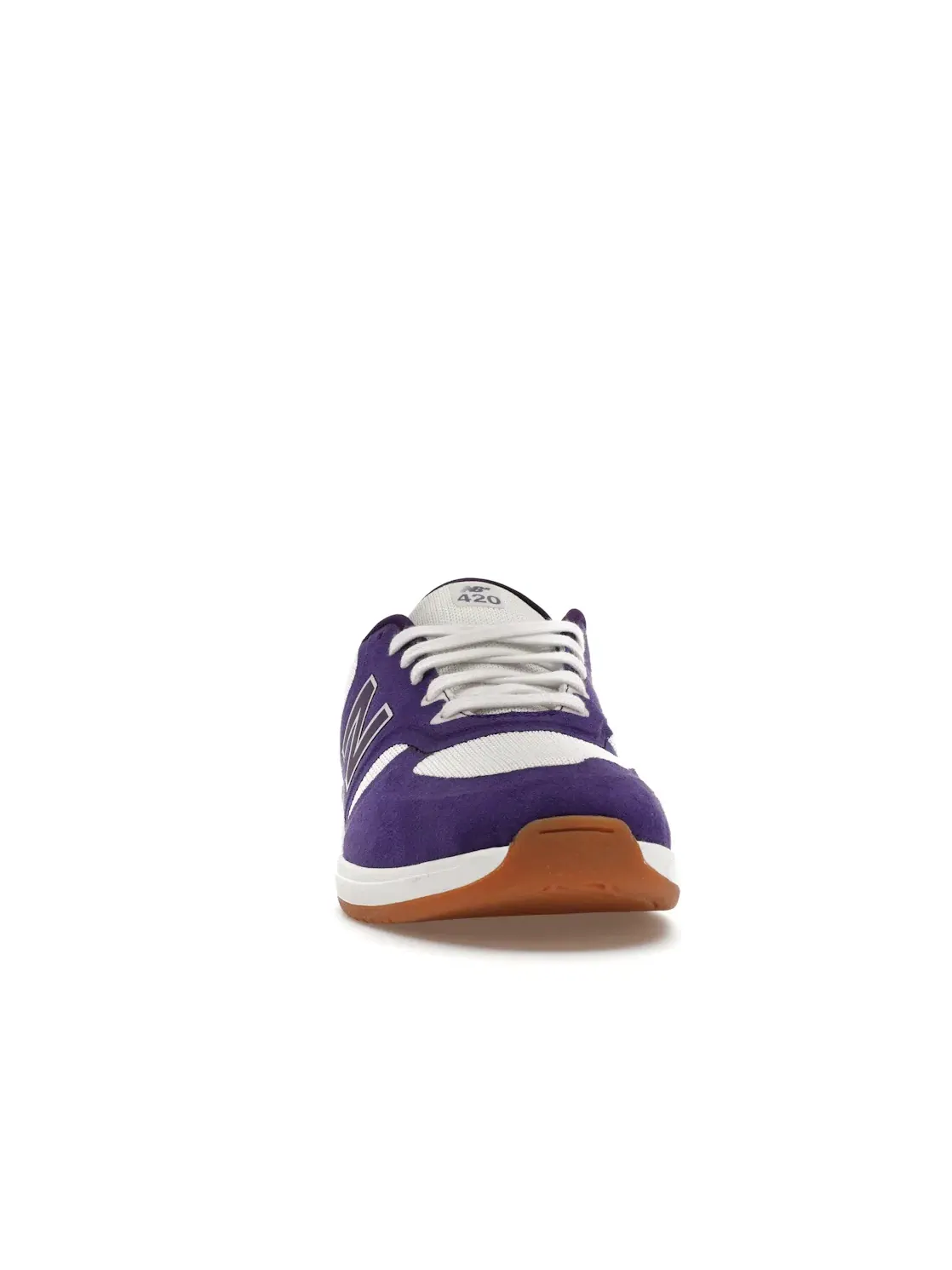 Мужские кроссовки для скейтбординга New Balance Numeric 420 — изображение 2 из 4, белый/фиолетовый