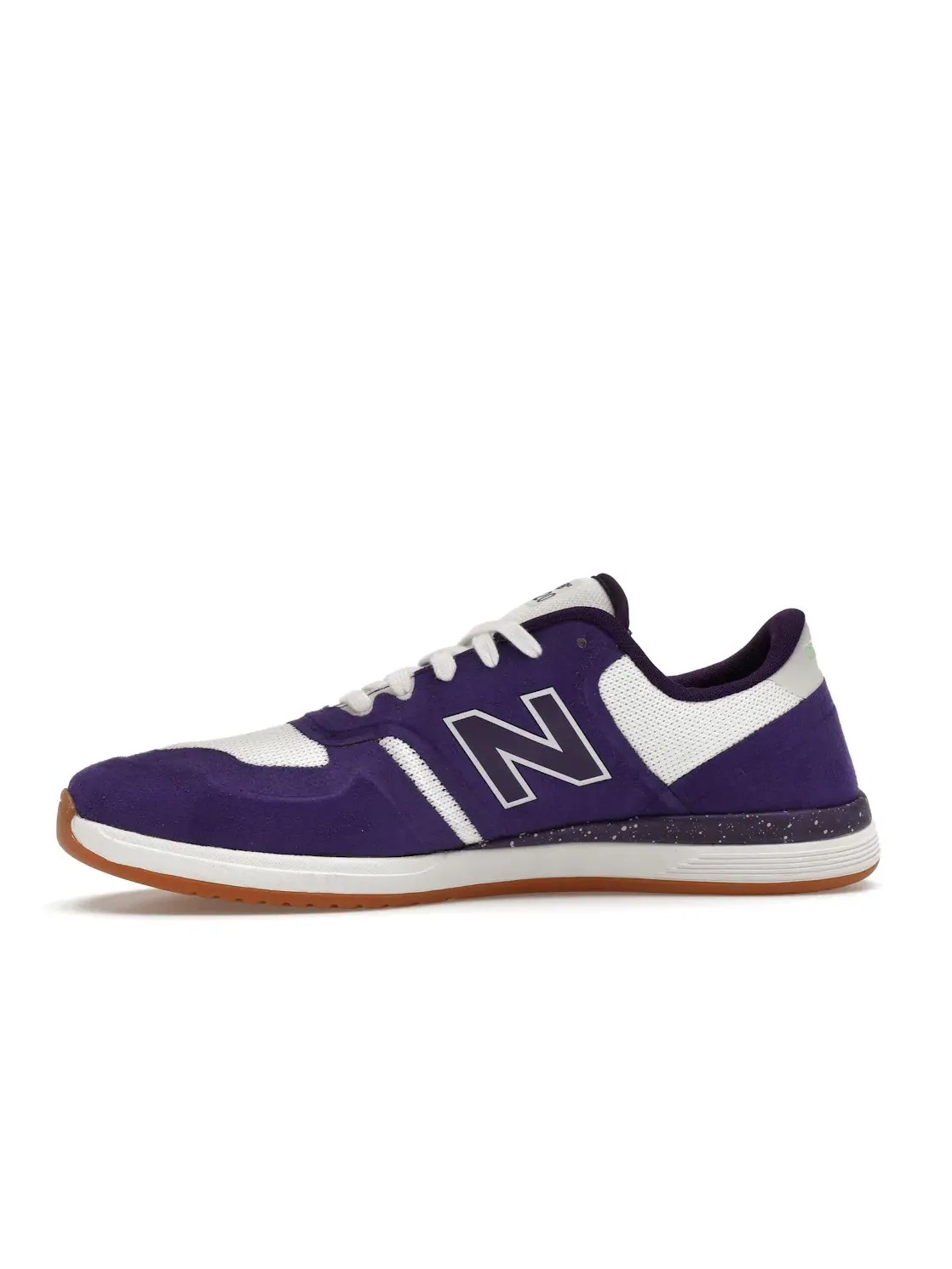 Мужские кроссовки для скейтбординга New Balance Numeric 420 — изображение 3 из 4, белый/фиолетовый