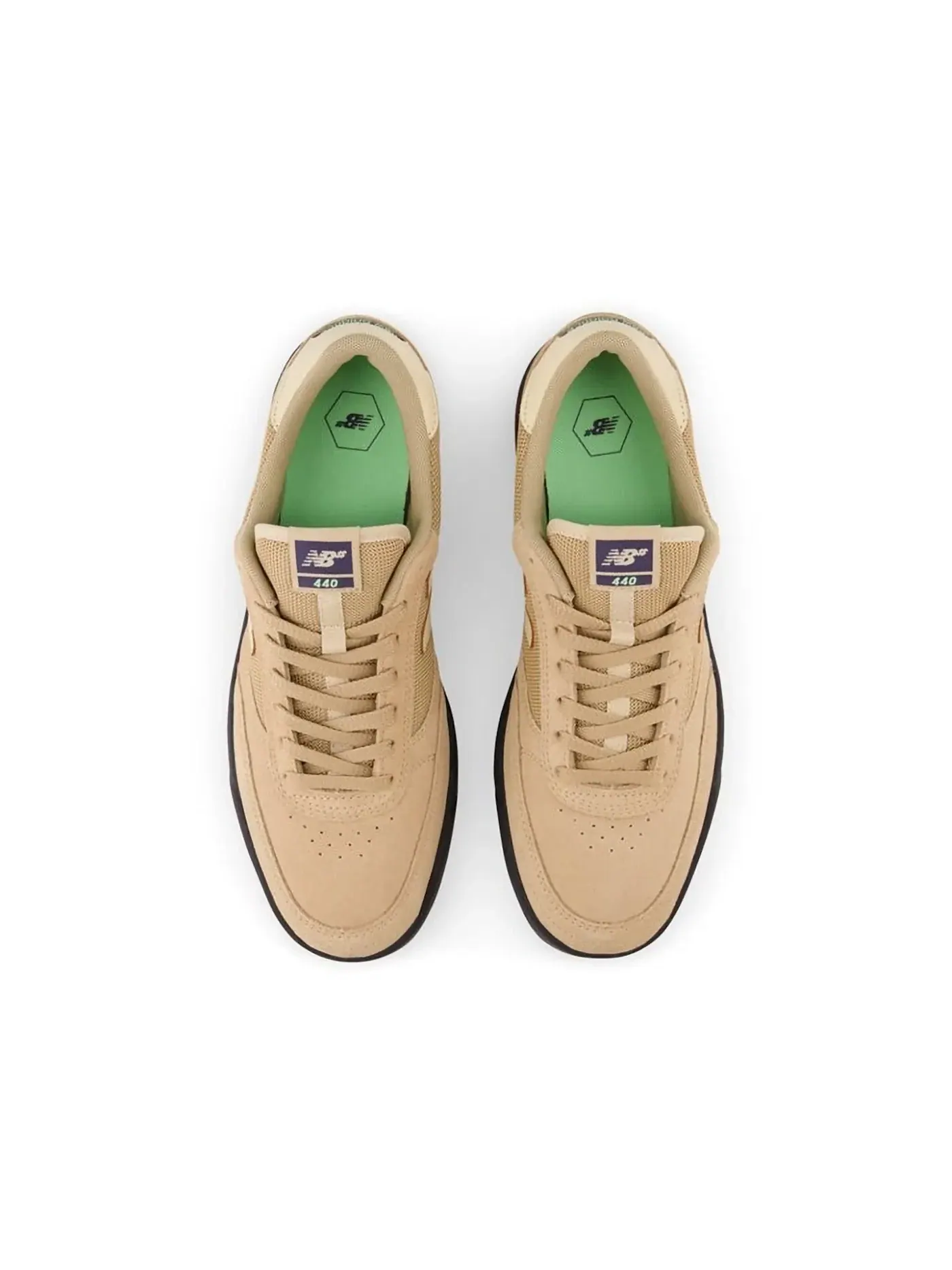 Мужские кроссовки New Balance Numeric 440 — изображение 3 из 4, бежевый/черный