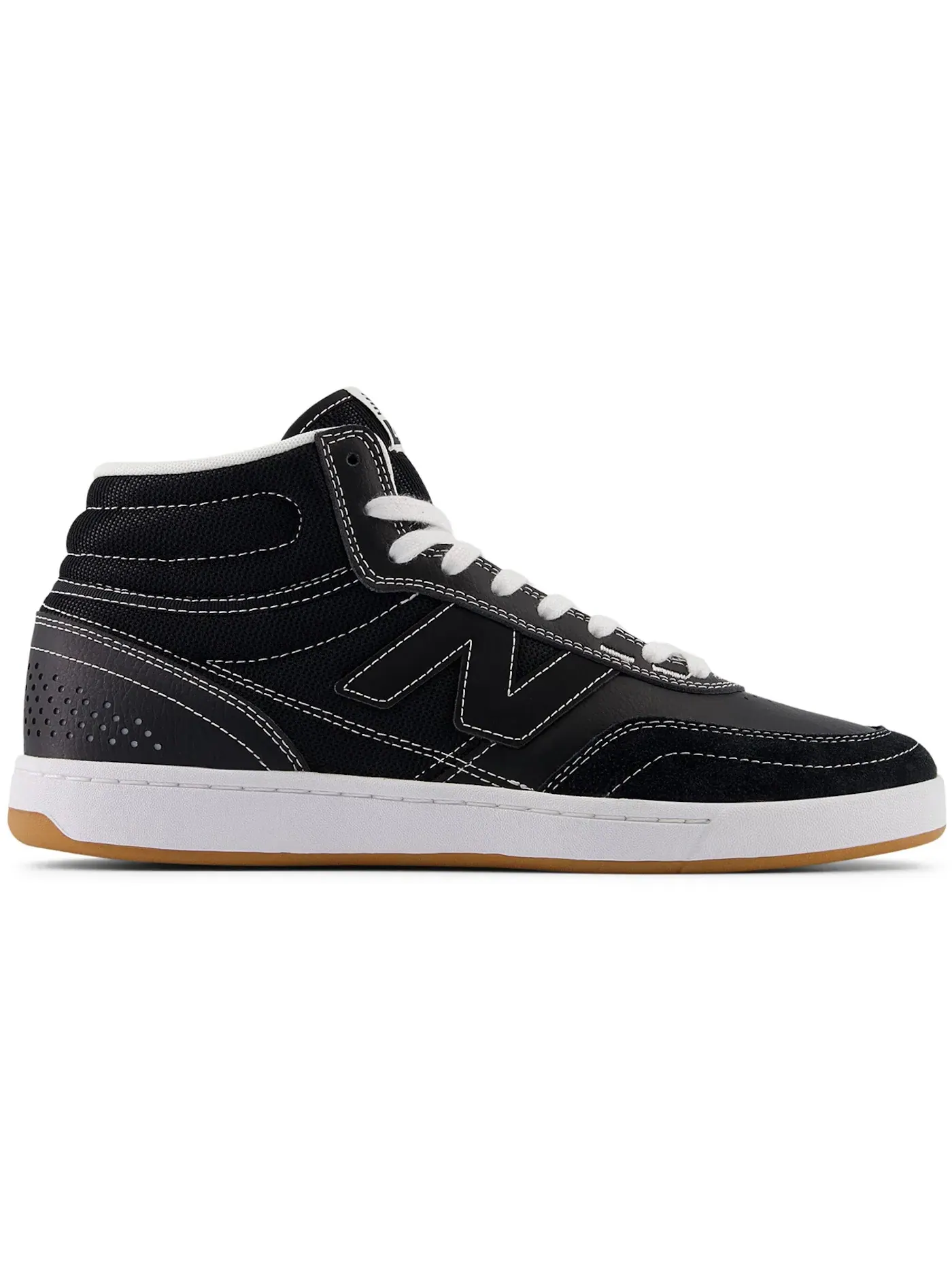 Мужские кроссовки с высоким верхом New Balance Numeric 440 High v2 — изображение 1 из 1, черный/белый