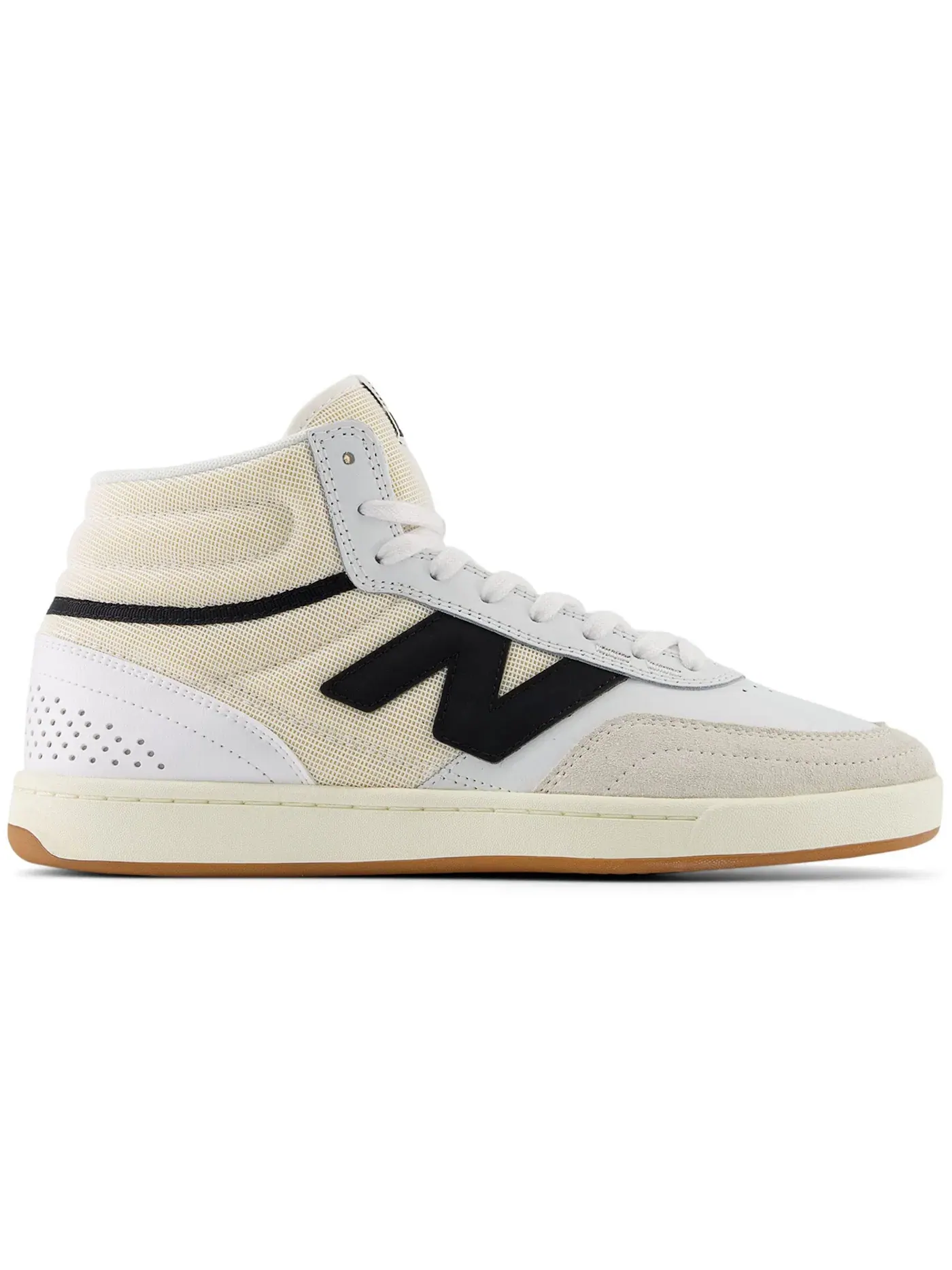 Мужские кроссовки высокие New Balance Numeric 440 High v2 — изображение 1 из 1, белый/черный