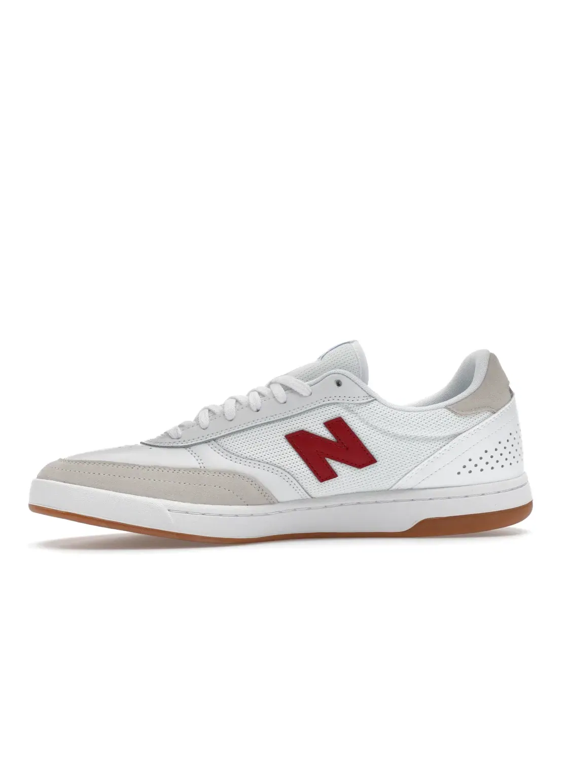Мужские кроссовки New Balance Numeric 440 — изображение 3 из 4, белый/красный