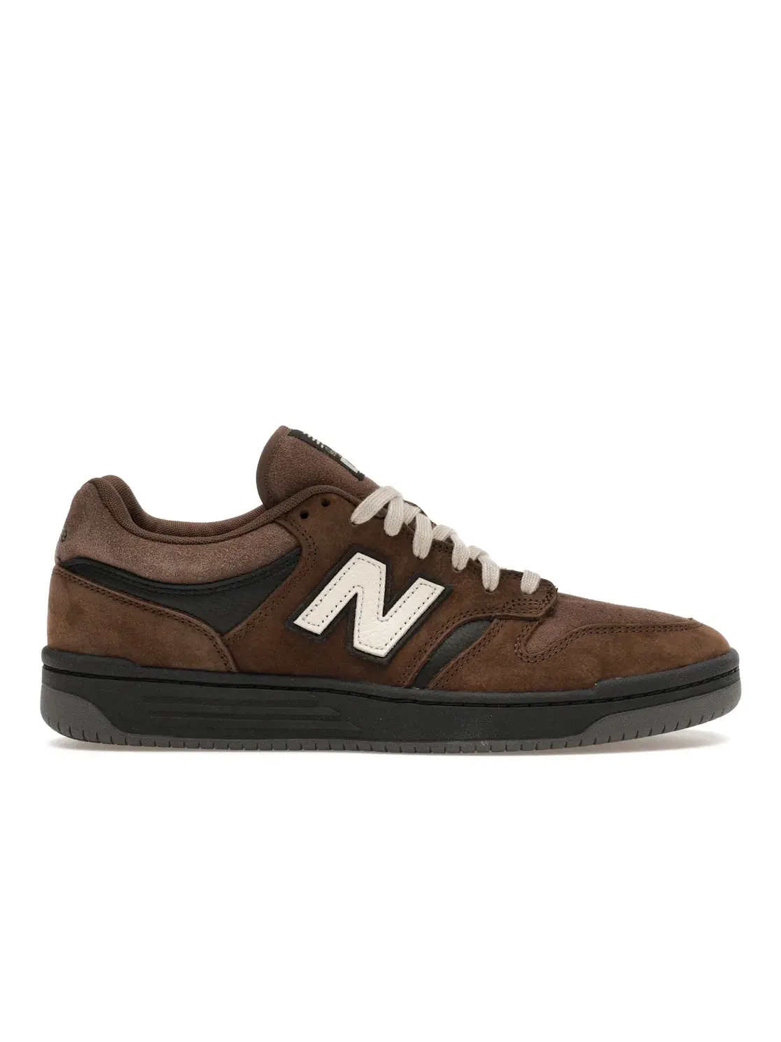 Мужские кроссовки замшевые New Balance 480 — изображение 1 из 4, бежевый