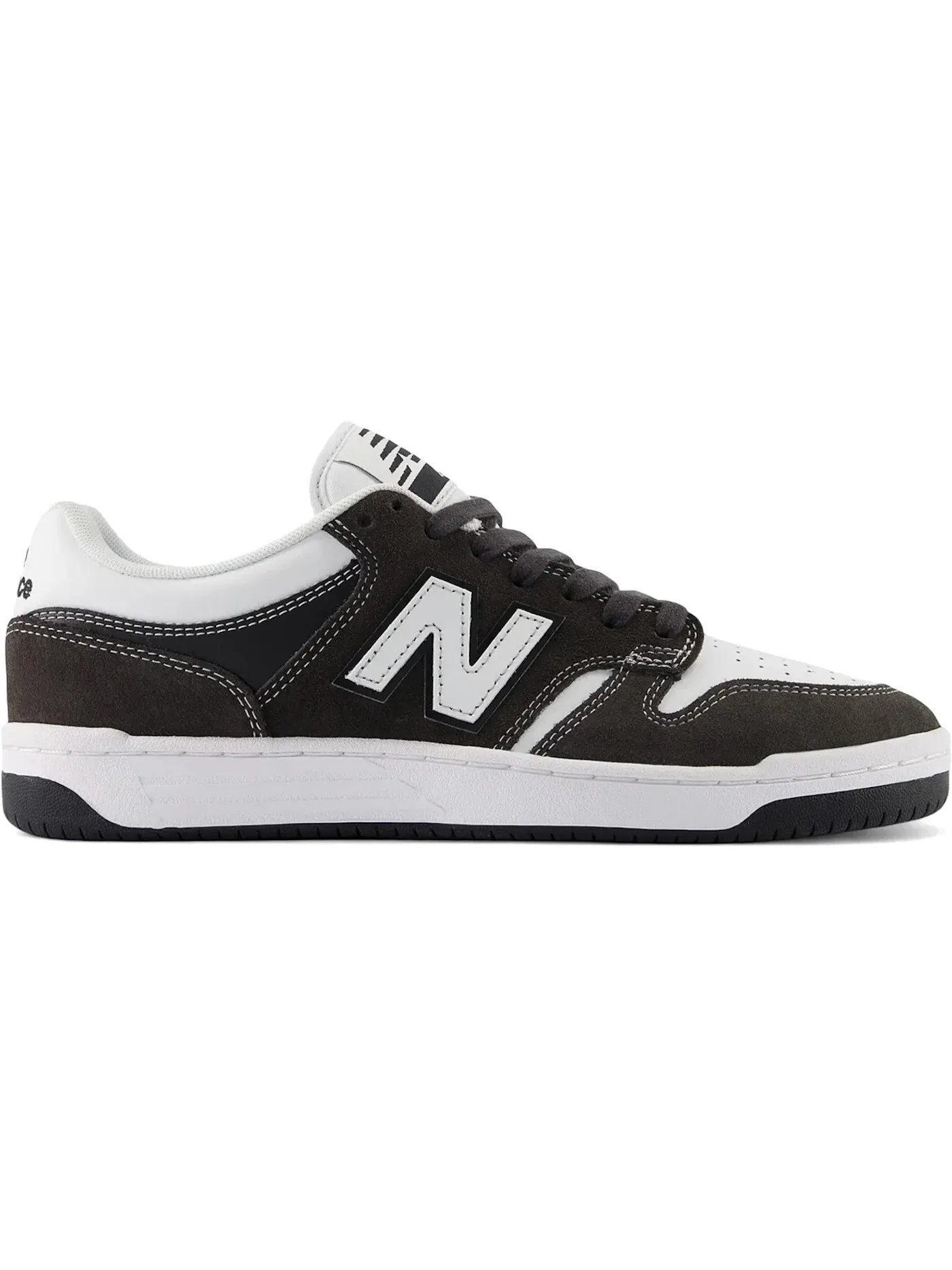 Мужские кроссовки с низким профилем New Balance Numeric 480 — изображение 1 из 1, черный/белый