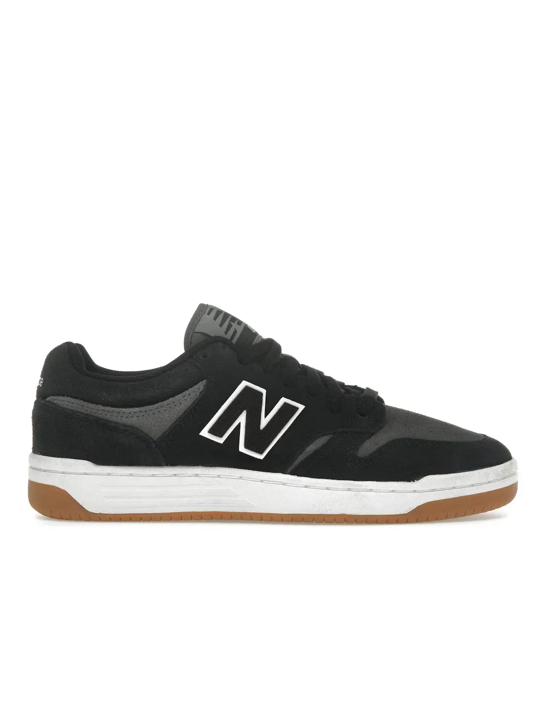 Мужские кроссовки для скейтбординга New Balance Numeric 480 — изображение 1 из 4, черный/серый