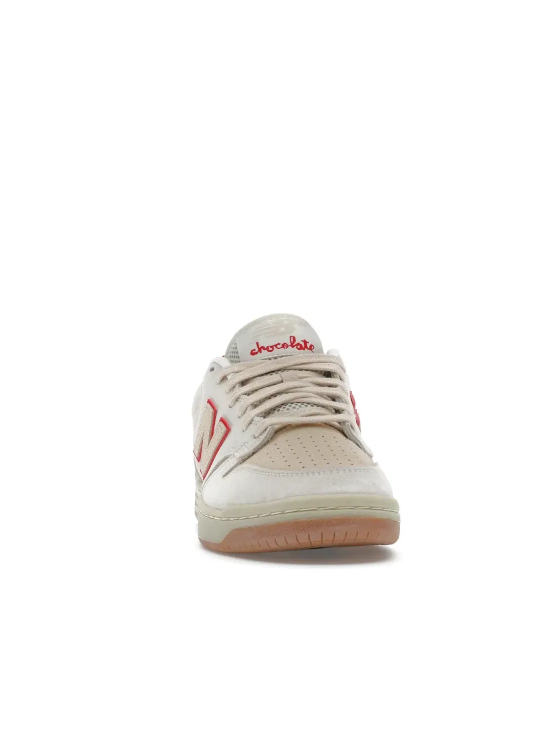 Мужские кроссовки с перфорированным носком New Balance Numeric 480 — изображение 2 из 4, красный