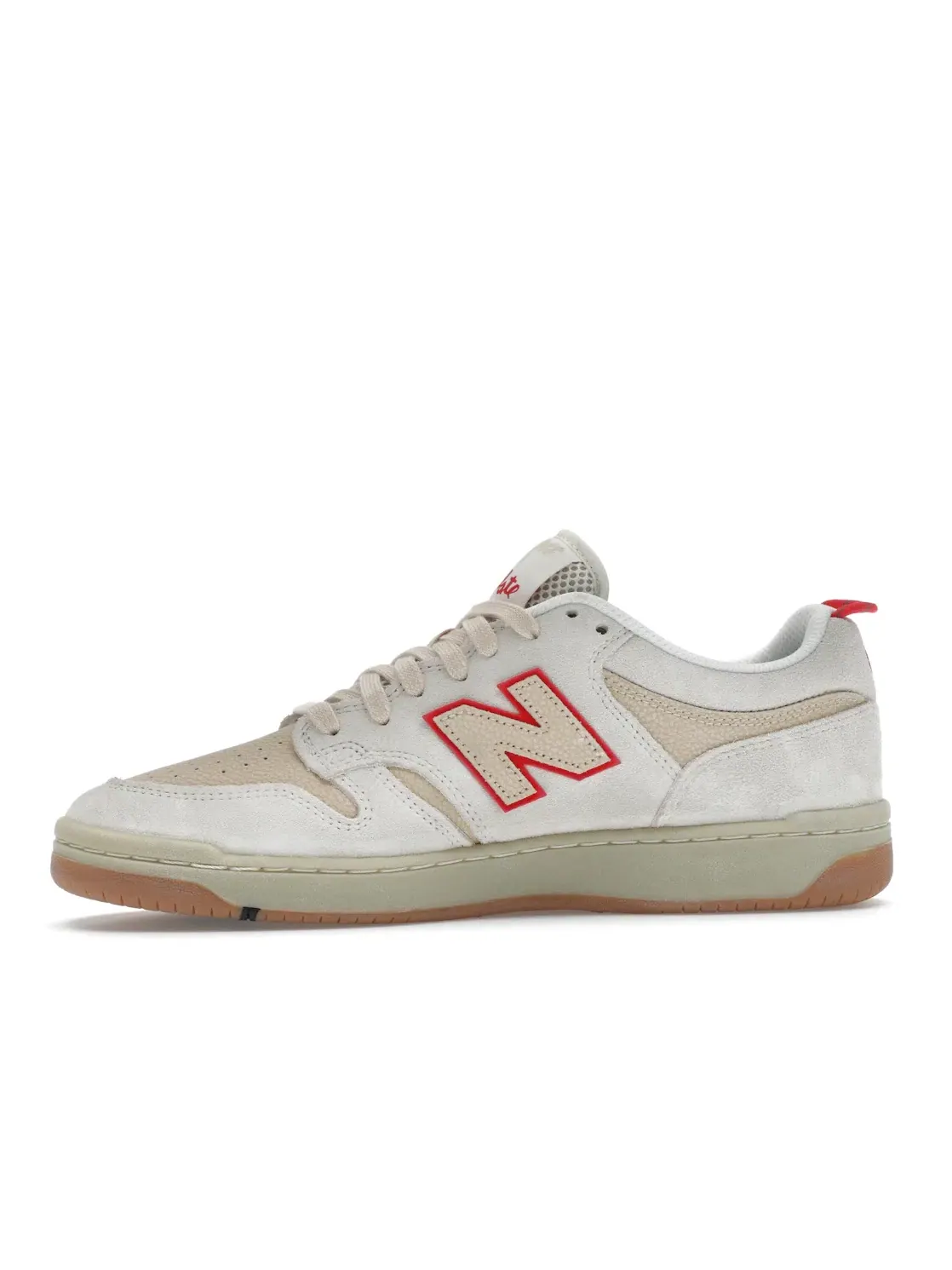 Мужские кроссовки с перфорированным носком New Balance Numeric 480 — изображение 3 из 4, красный