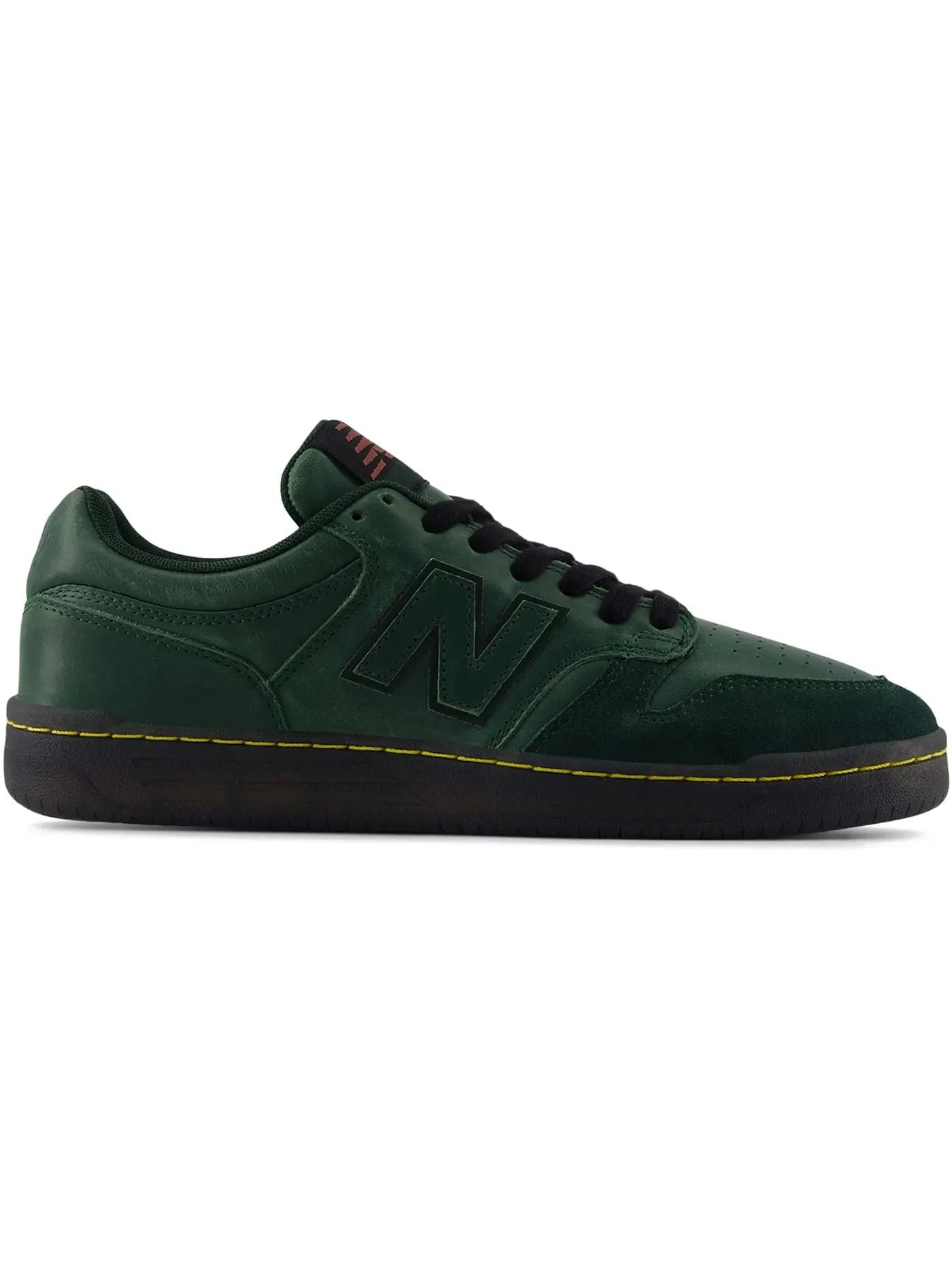 Мужские кроссовки с замшевым верхом New Balance Numeric 480 No Comply Green — изображение 1 из 1, зеленый