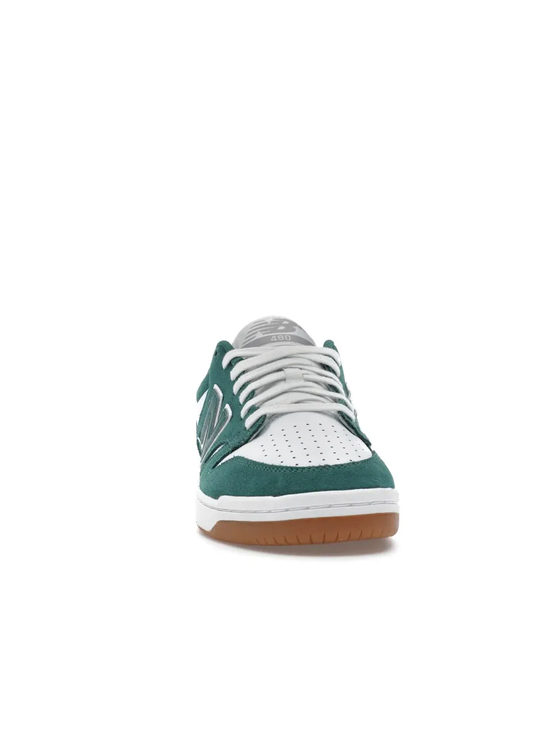 Мужские кроссовки New Balance Numeric 480 — изображение 2 из 4, зеленый/белый