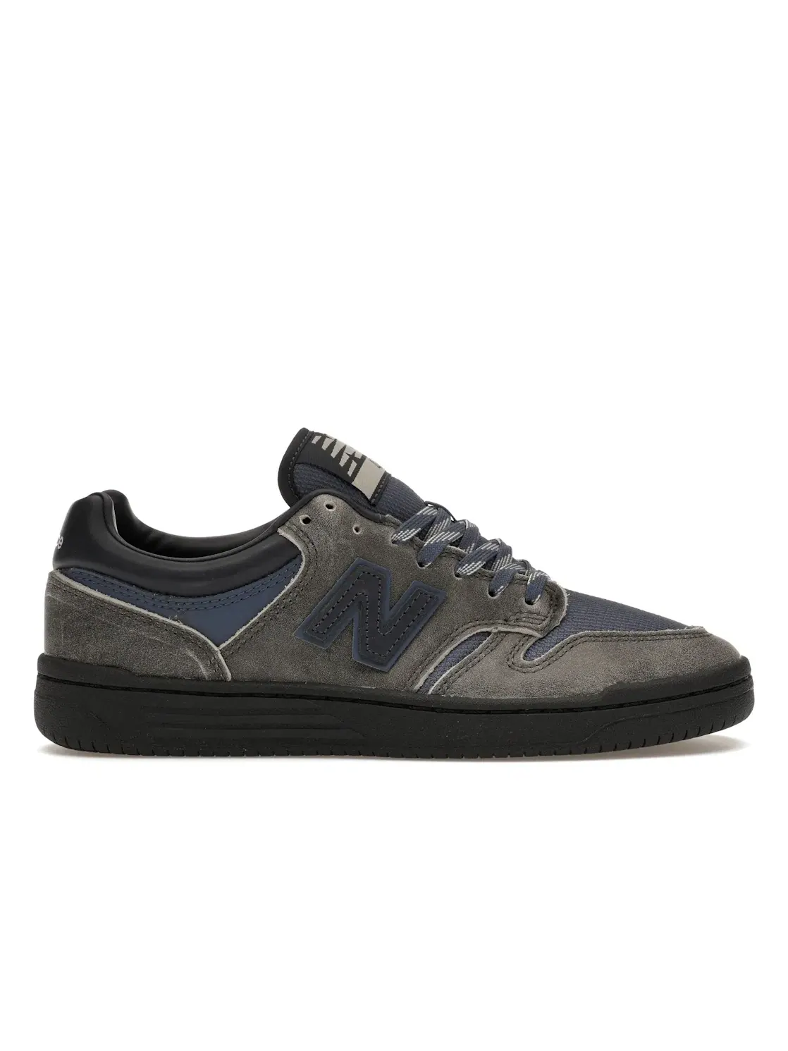 Мужские кроссовки для скейтбординга New Balance Numeric 480 — изображение 1 из 4, серый/темно-синий
