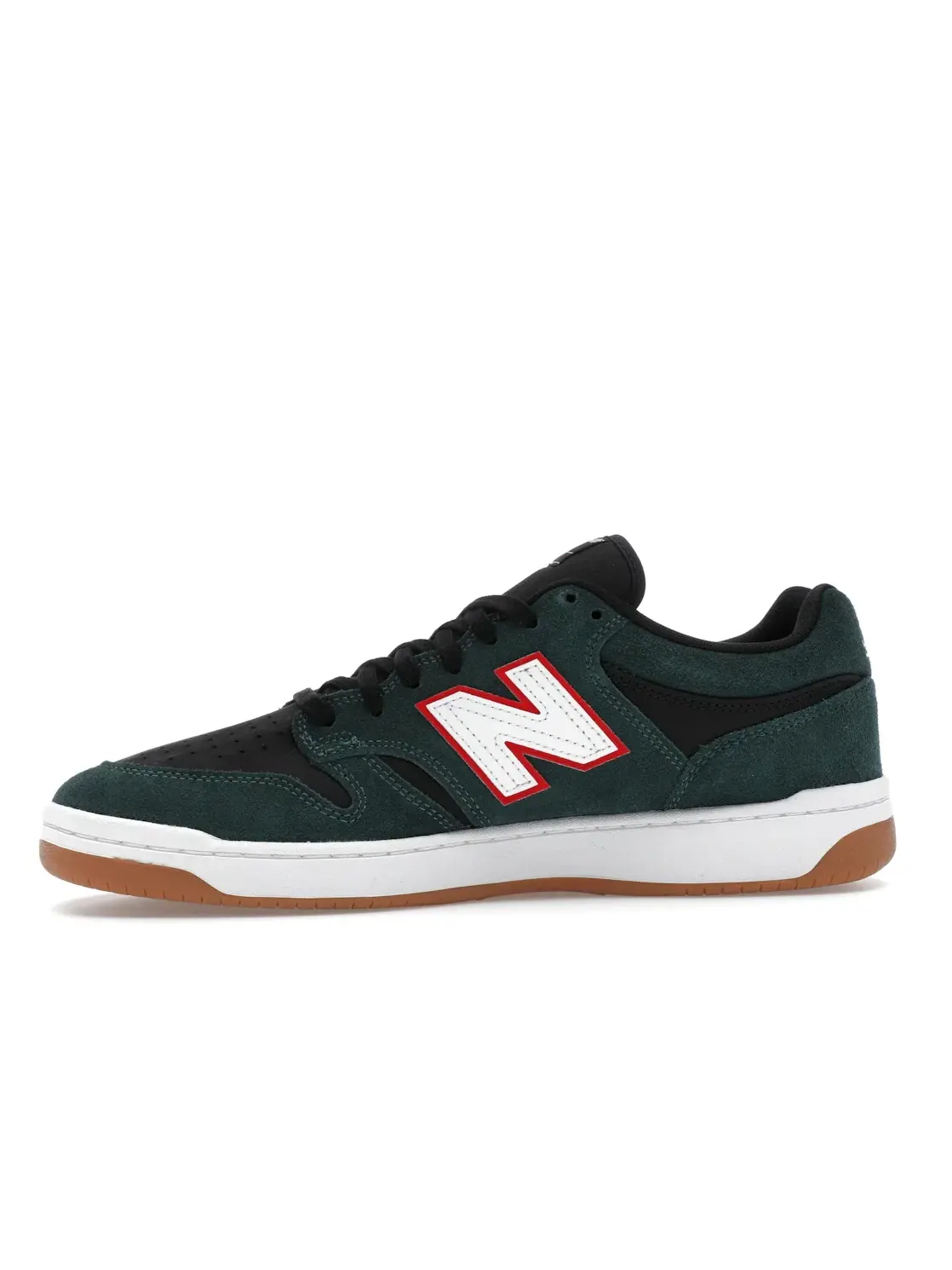 Мужские кроссовки с замшевым верхом New Balance Numeric 480 Jamie Foy — изображение 3 из 4, зеленый черный