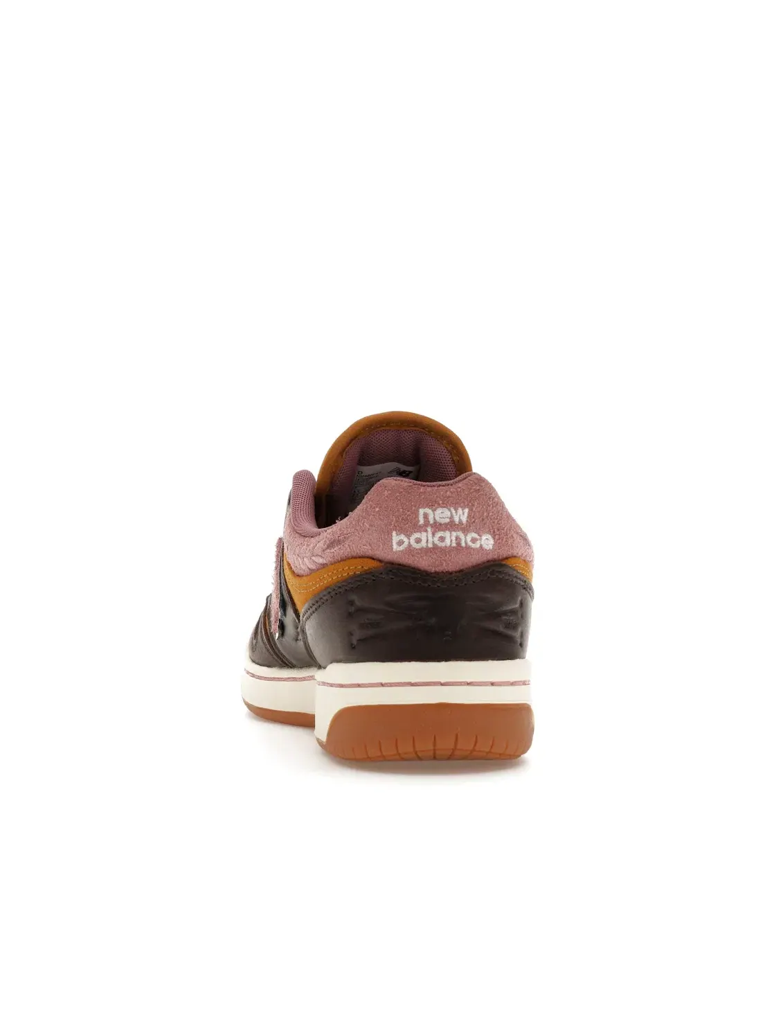 Мужские кроссовки New Balance Numeric 480 Jeremy Fish 303 Boards — изображение 4 из 4, коричневый розовый