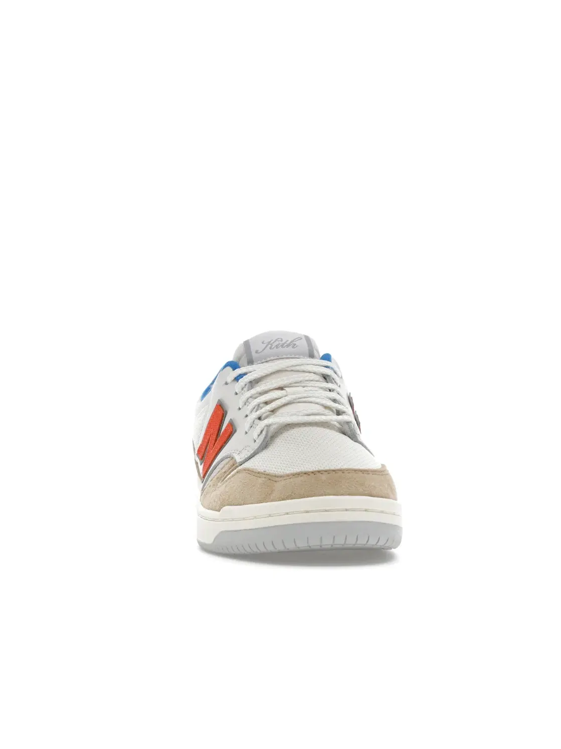 Мужские кроссовки с замшевыми вставками New Balance Numeric 480 — изображение 2 из 4, бежевый/оранжевый