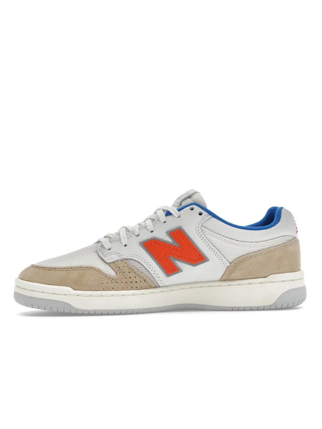Мужские кроссовки с замшевыми вставками New Balance Numeric 480 — изображение 3 из 4, бежевый/оранжевый