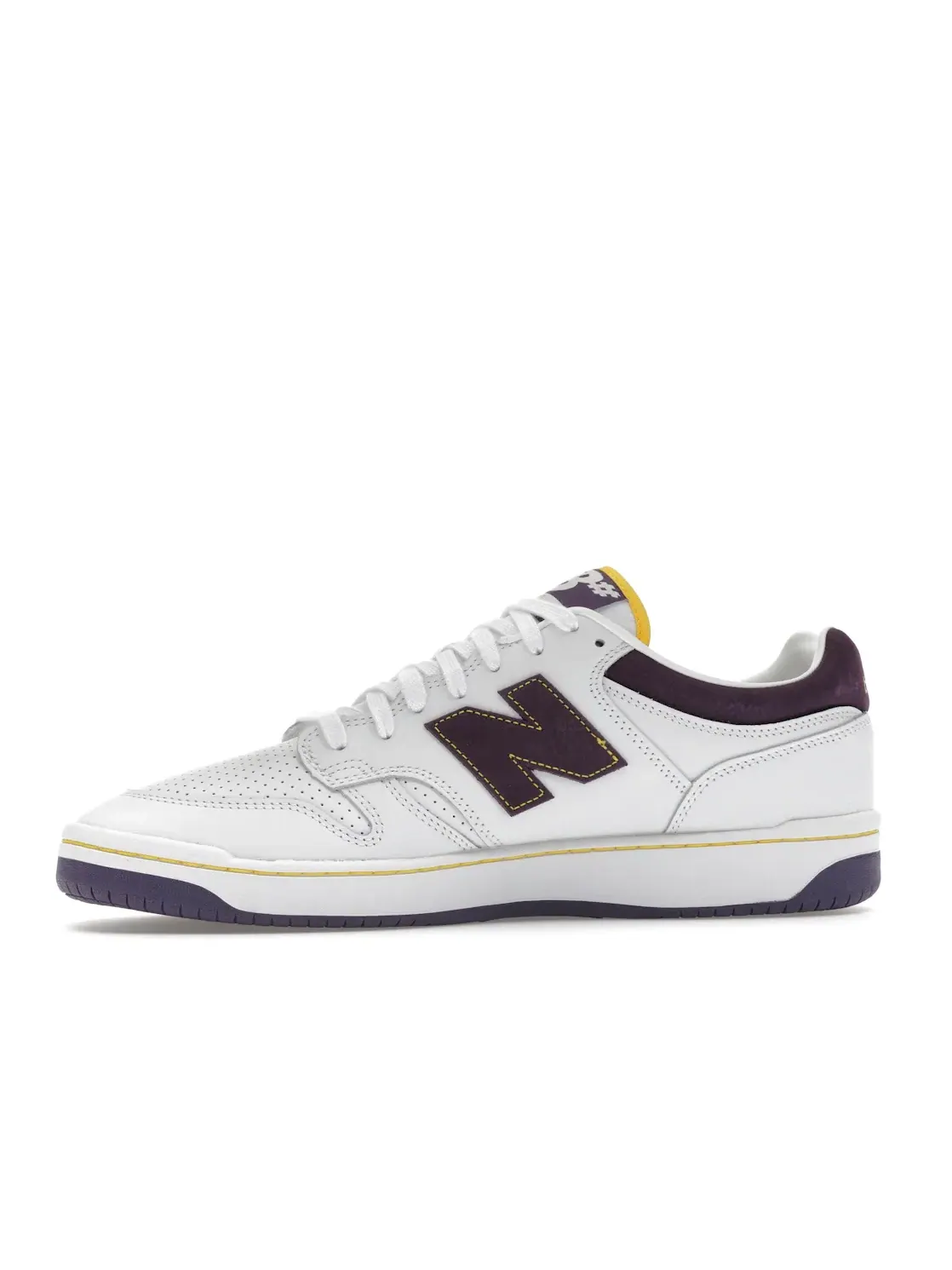 Мужские кроссовки с принтом New Balance Numeric 480 — изображение 3 из 4, белый/фиолетовый