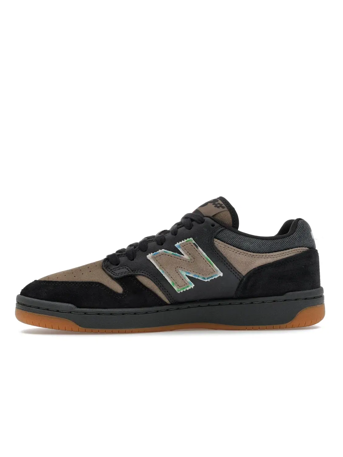 Мужские кроссовки с текстильным верхом New Balance Numeric 480 — изображение 3 из 4, черный
