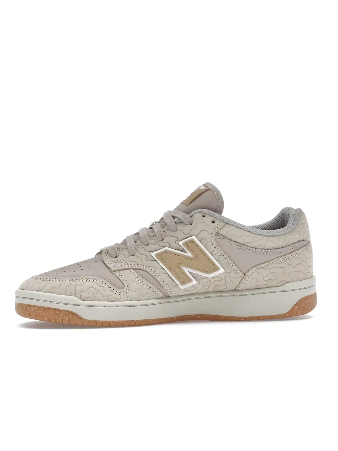 Мужские кроссовки кожаные New Balance Numeric 480 — изображение 3 из 4, кремовый/бежевый