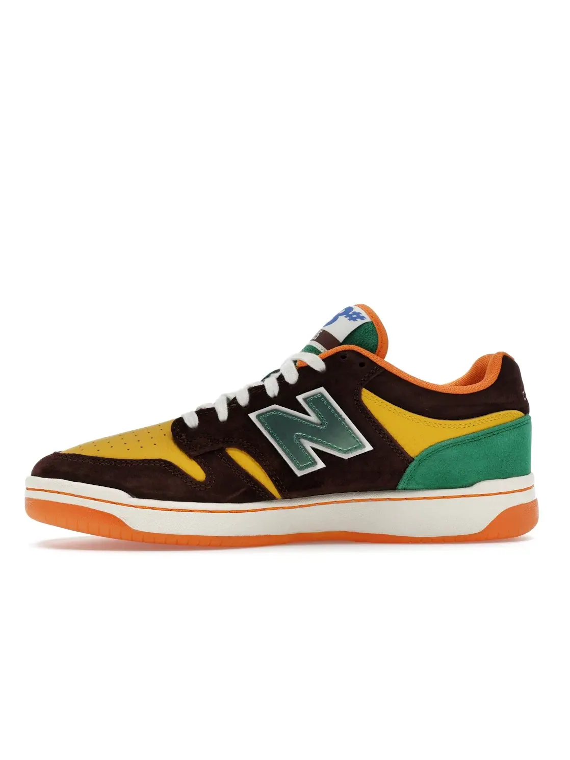 Мужские кроссовки с принтом New Balance Numeric 480 — изображение 3 из 4, коричневый/желтый