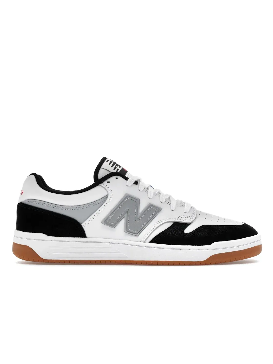 Мужские кроссовки для скейтбординга New Balance Numeric 480 — изображение 1 из 4, белый/черный