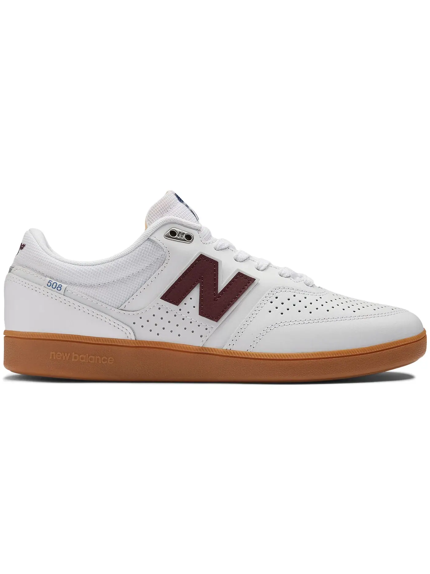 Мужские кроссовки с низким профилем New Balance Numeric 508 — изображение 1 из 1, белый/бордовый