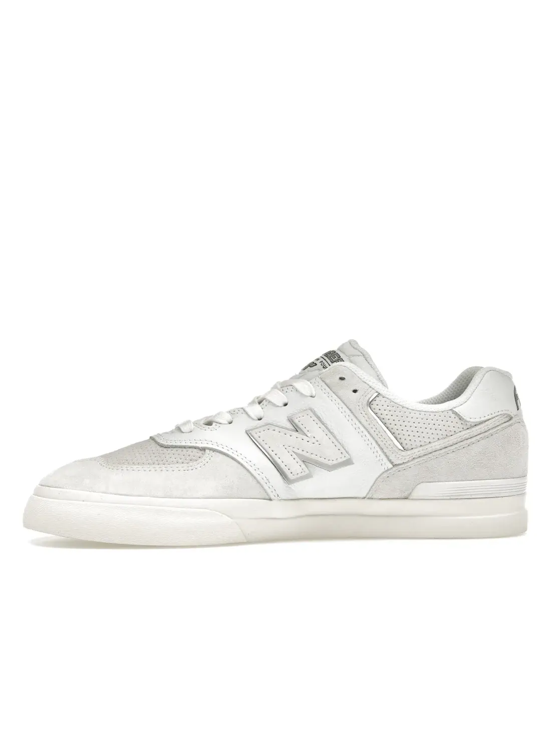 Мужские кроссовки Lifestyle New Balance Numeric 574 Vulc Arrow & Beast — изображение 3 из 4, белый