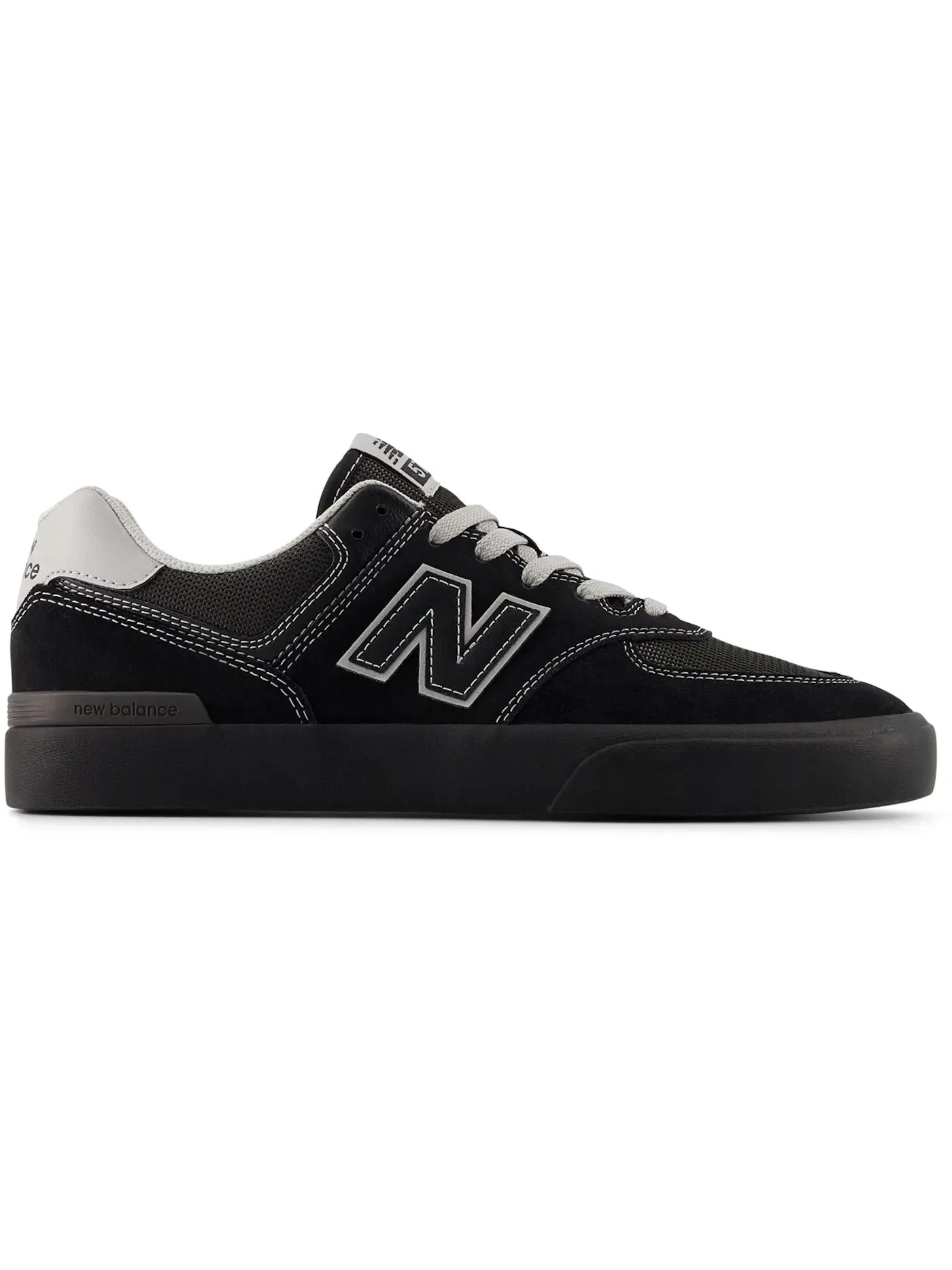 Мужские кроссовки с вулканизированной подошвой New Balance Numeric 574 Vulc — изображение 1 из 1, черный серый