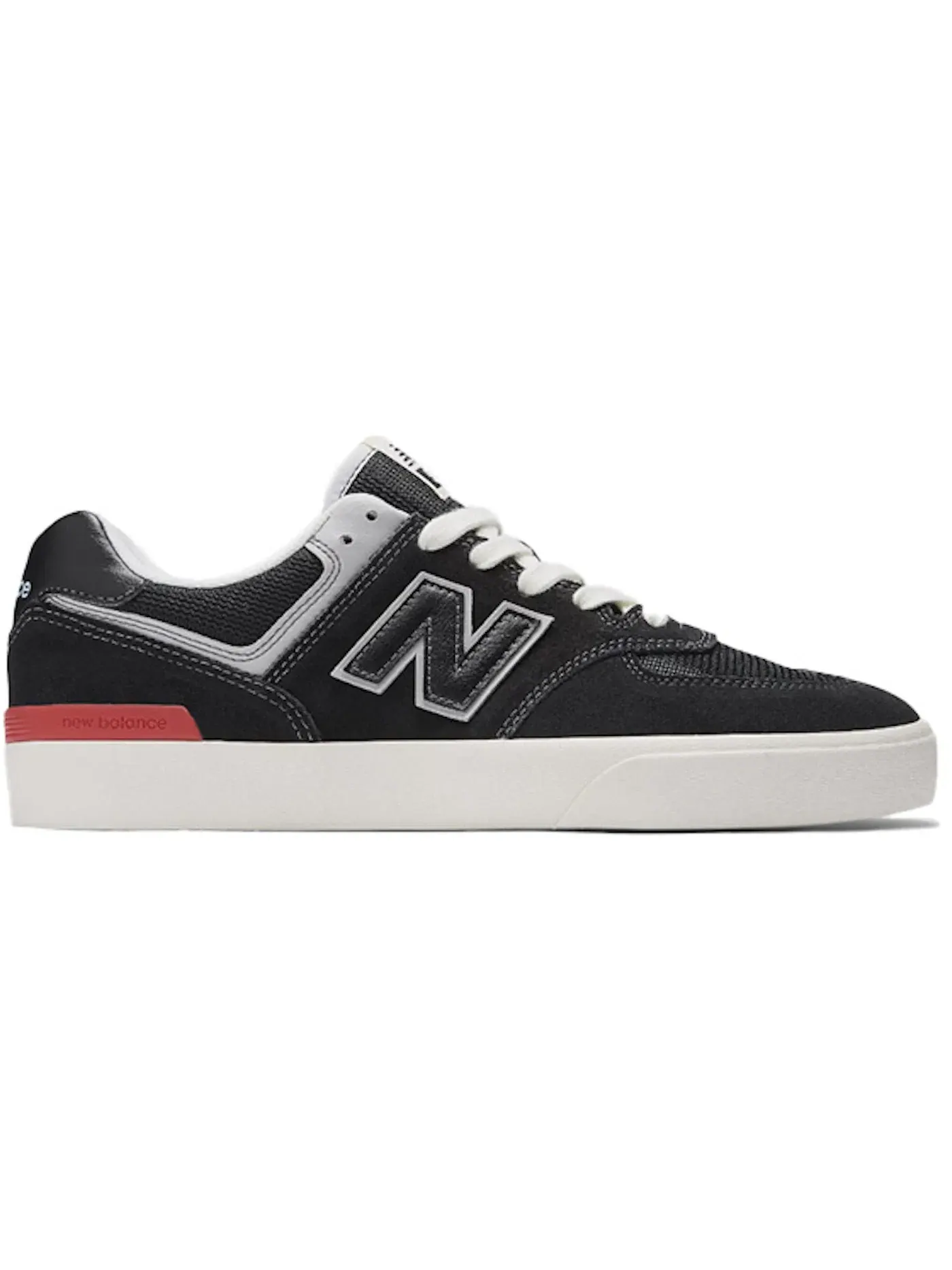 Мужские кроссовки Lifestyle New Balance Numeric 574 Vulc — изображение 1 из 1, черный/белый