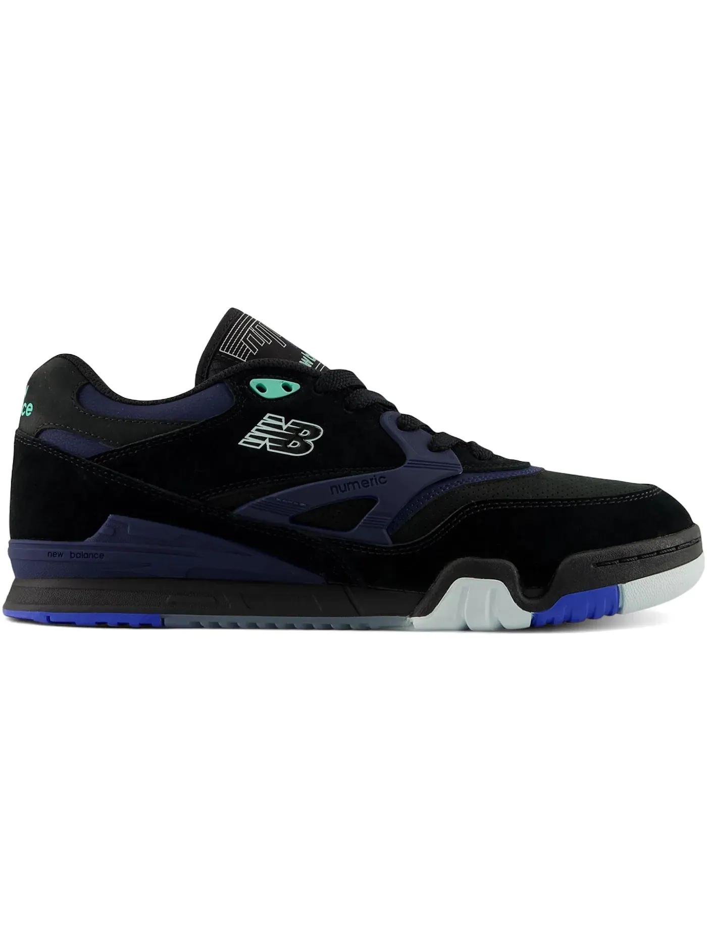 Мужские кроссовки для скейтбординга New Balance Numeric 770 — изображение 1 из 1, черный/темно-синий