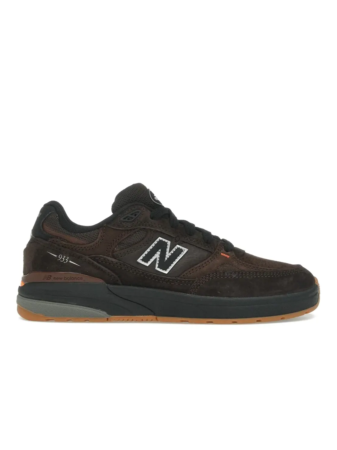 Мужские кроссовки Performance New Balance Numeric 933 — изображение 1 из 4, коричневый/черный