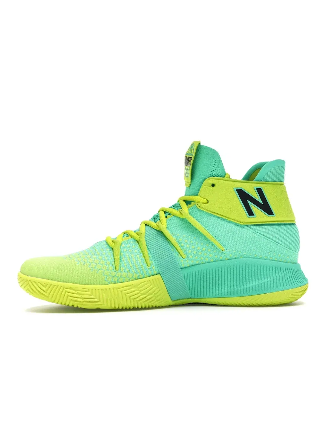 Мужские кроссовки для баскетбола New Balance OMN1S — изображение 3 из 4, неоновый зеленый/белый