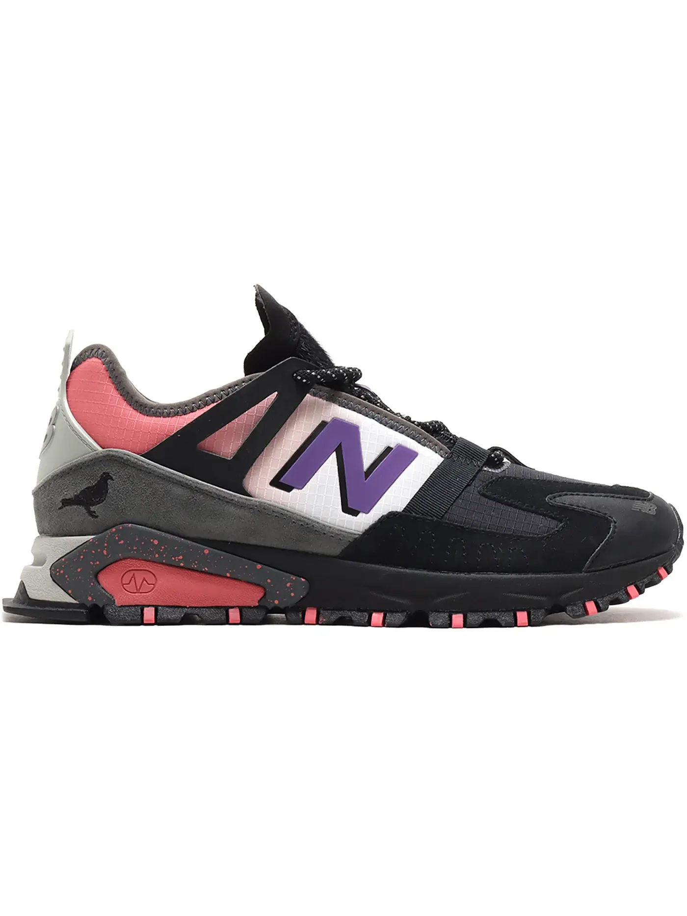 Мужские кроссовки Lifestyle New Balance X-Racer — изображение 1 из 1, серый/розовый