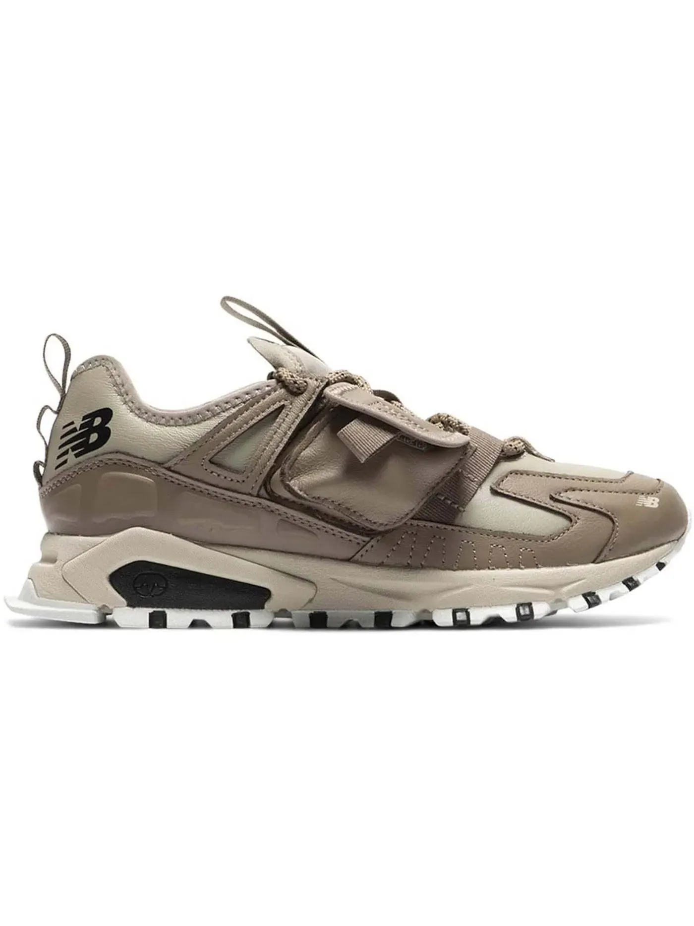 Мужские Кроссовки Lifestyle с принтом New Balance X-Racer Tactical Utility — изображение 1 из 1, серый/бежевый