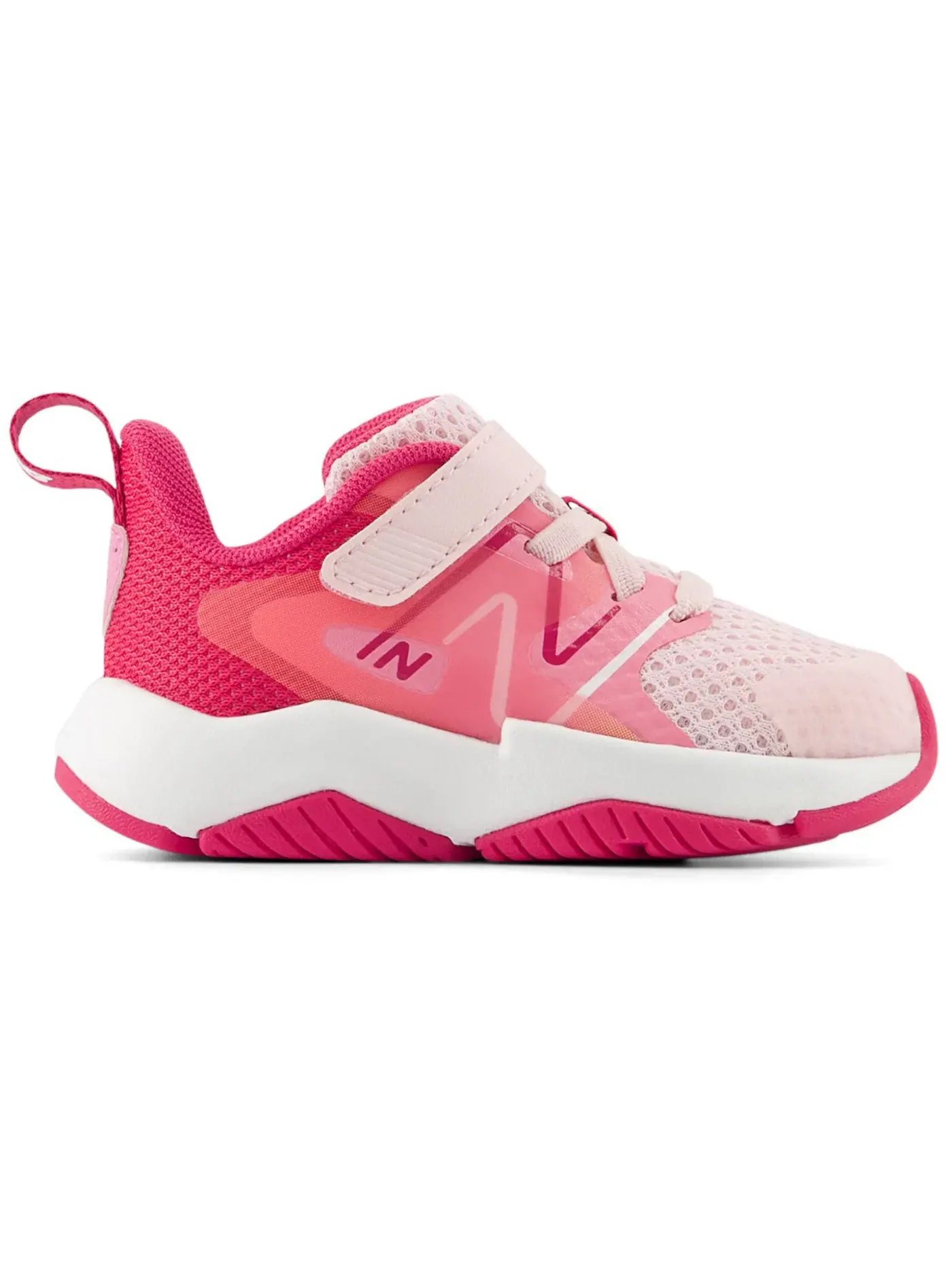 Детские кроссовки с бунге-шнуровкой New Balance Rave Run v2 — изображение 1 из 1, розовый розовый розовый