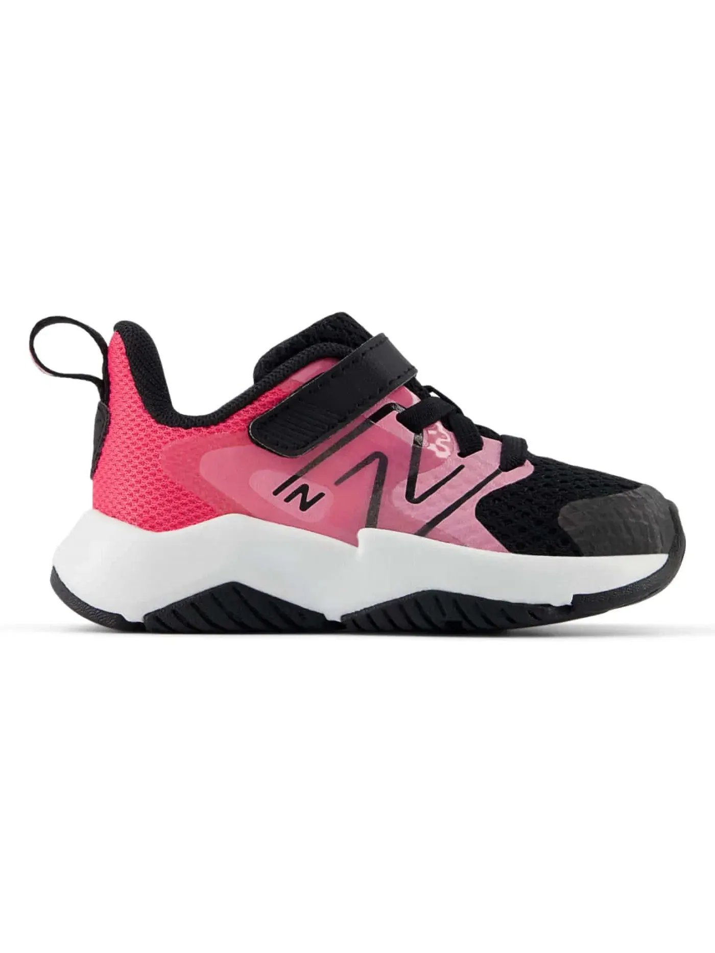 Детские кроссовки для бега с бунджи-шнуровкой New Balance Rave Run v2 Bungee Lace — изображение 1 из 1, розовый черный