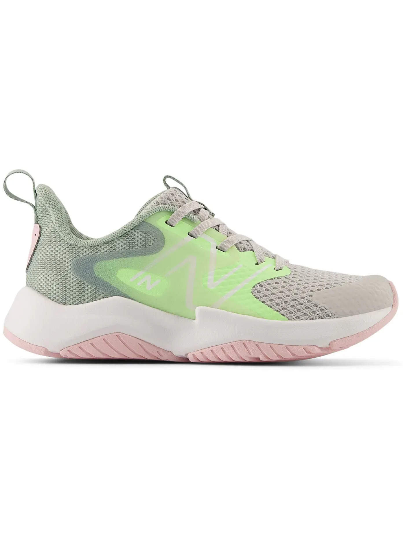 Детские кроссовки беговые New Balance Rave Run v2 — изображение 1 из 1, серый зеленый
