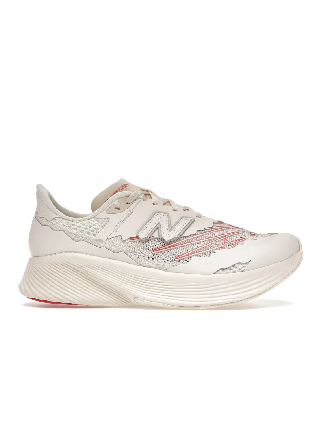 Мужские кроссовки с коллаборацией Stone Island New Balance FuelCell RC Elite v2 SI New Balance White/Red — изображение 1 из 4