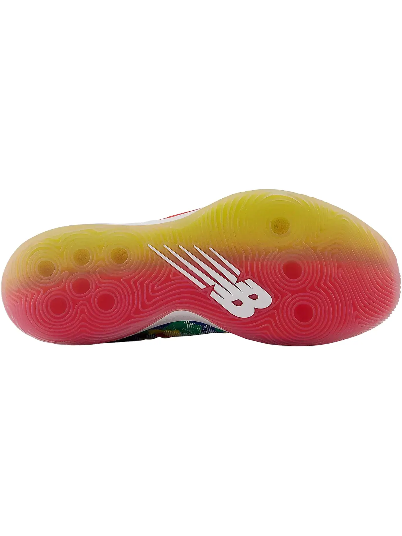 Мужские кроссовки баскетбольные New Balance TWO WXY v3 — изображение 3 из 3, белый/желтый/красный