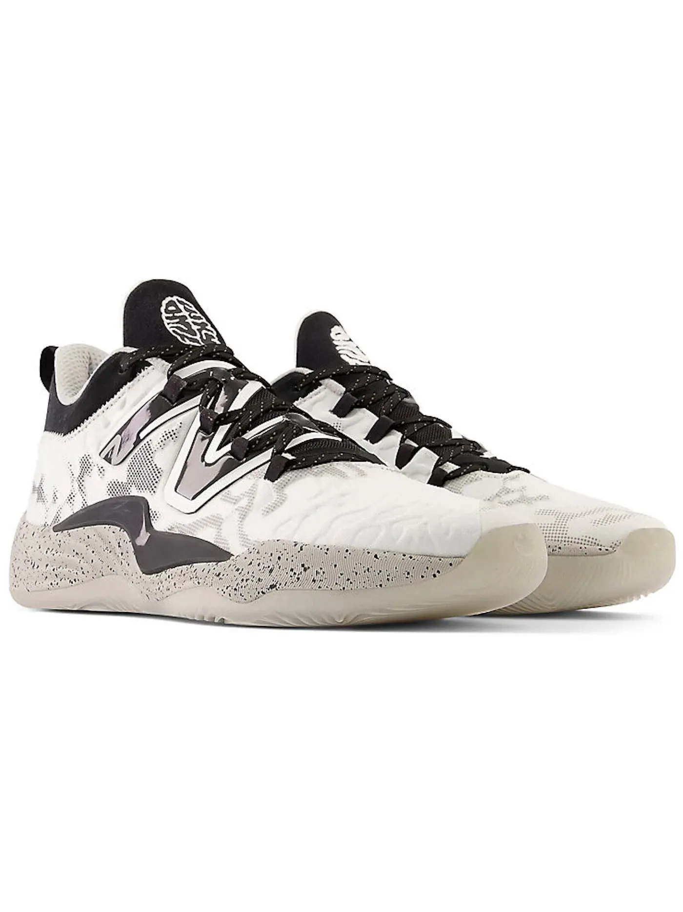 Мужские кроссовки для баскетбола New Balance TWO WXY v3 — изображение 2 из 3, белый черный серый