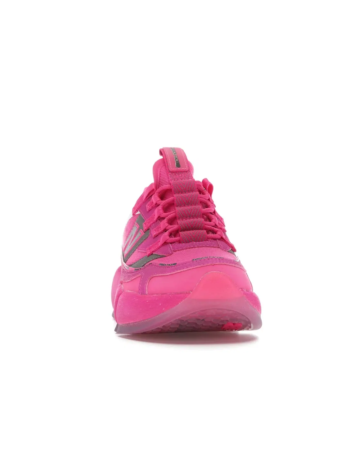 Мужские кроссовки с уникальной шнуровкой New Balance Vision Racer — изображение 2 из 4, розовый/розовый
