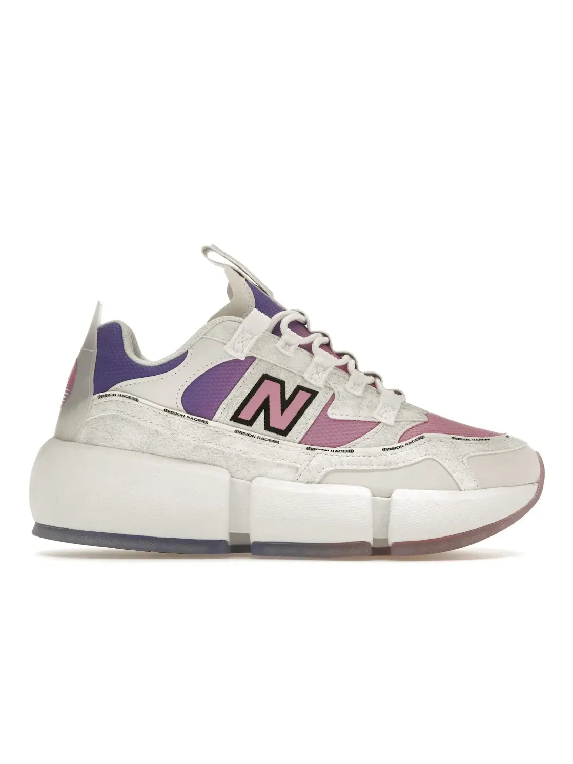 Мужские кроссовки Lifestyle New Balance Vision Racer — изображение 1 из 4, белый/фиолетовый