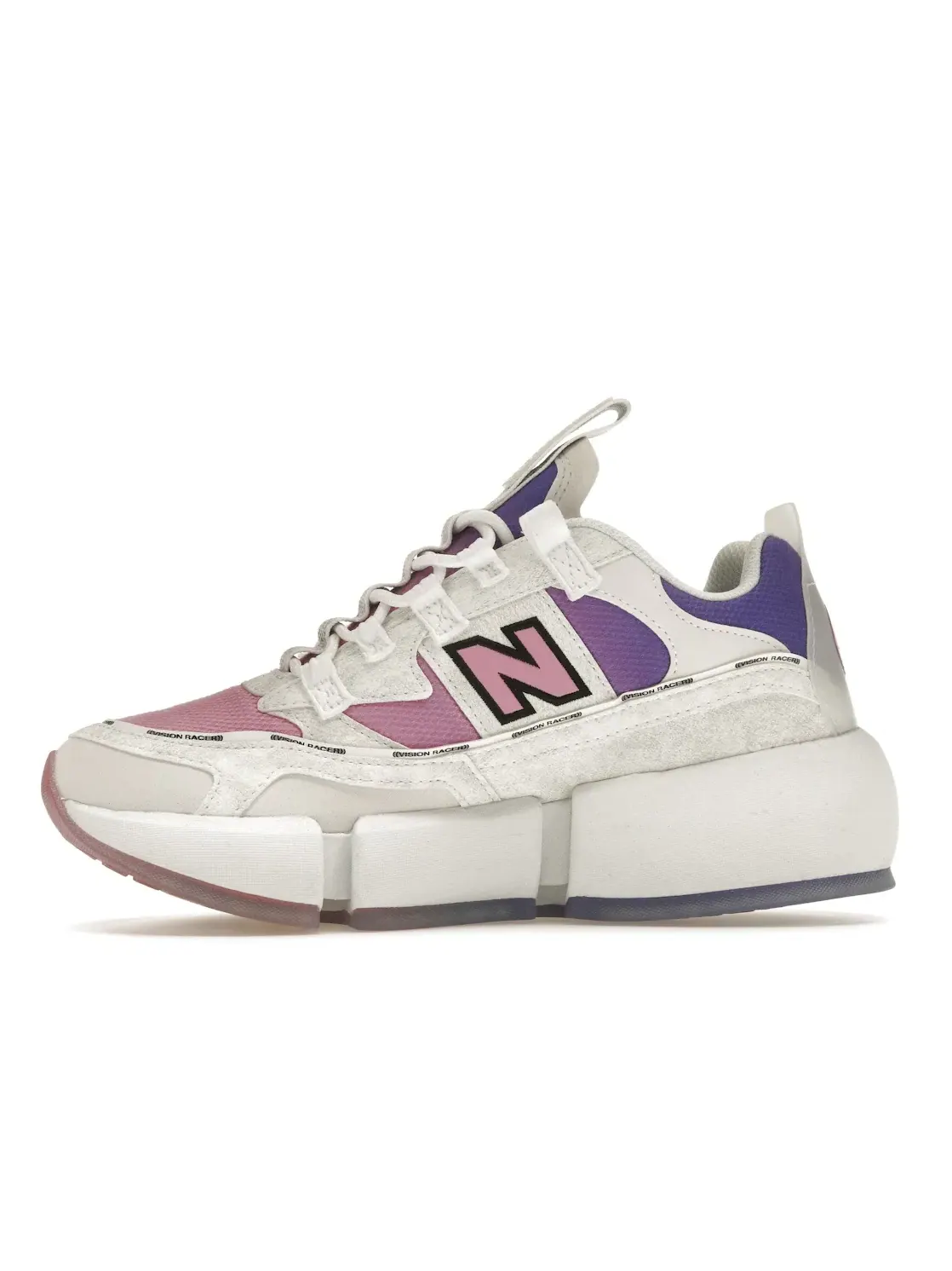 Мужские кроссовки Lifestyle New Balance Vision Racer — изображение 3 из 4, белый/фиолетовый