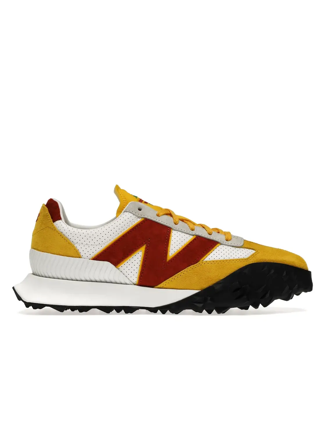 Мужские кроссовки с перфорированной кожей New Balance XC-72 — изображение 1 из 4, белый/красный/желтый