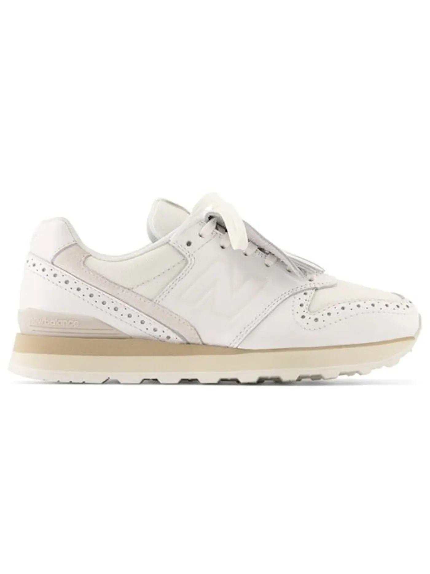 Женские кроссовки New Balance 996 Tassels — изображение 1 из 1, белый/серый