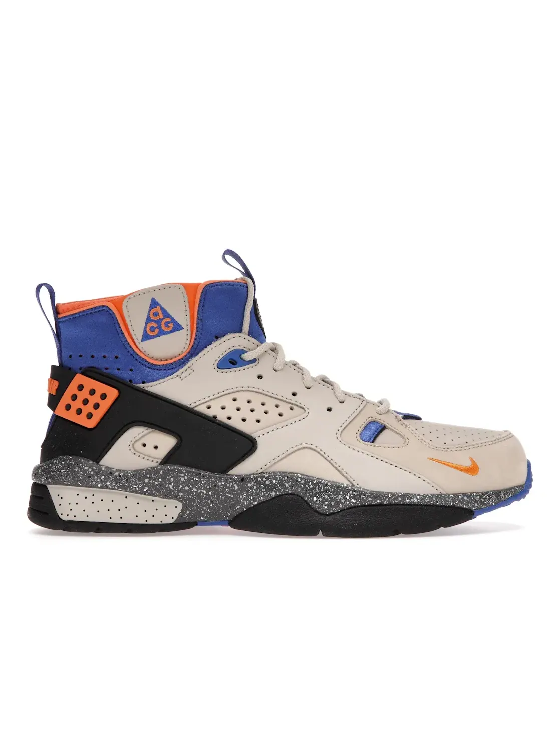 Мужские кроссовки с высоким верхом Nike ACG Air Mowabb OG, Birch/Bright Mandarin-Hyper Royal-Rattan — изображение 1 из 4