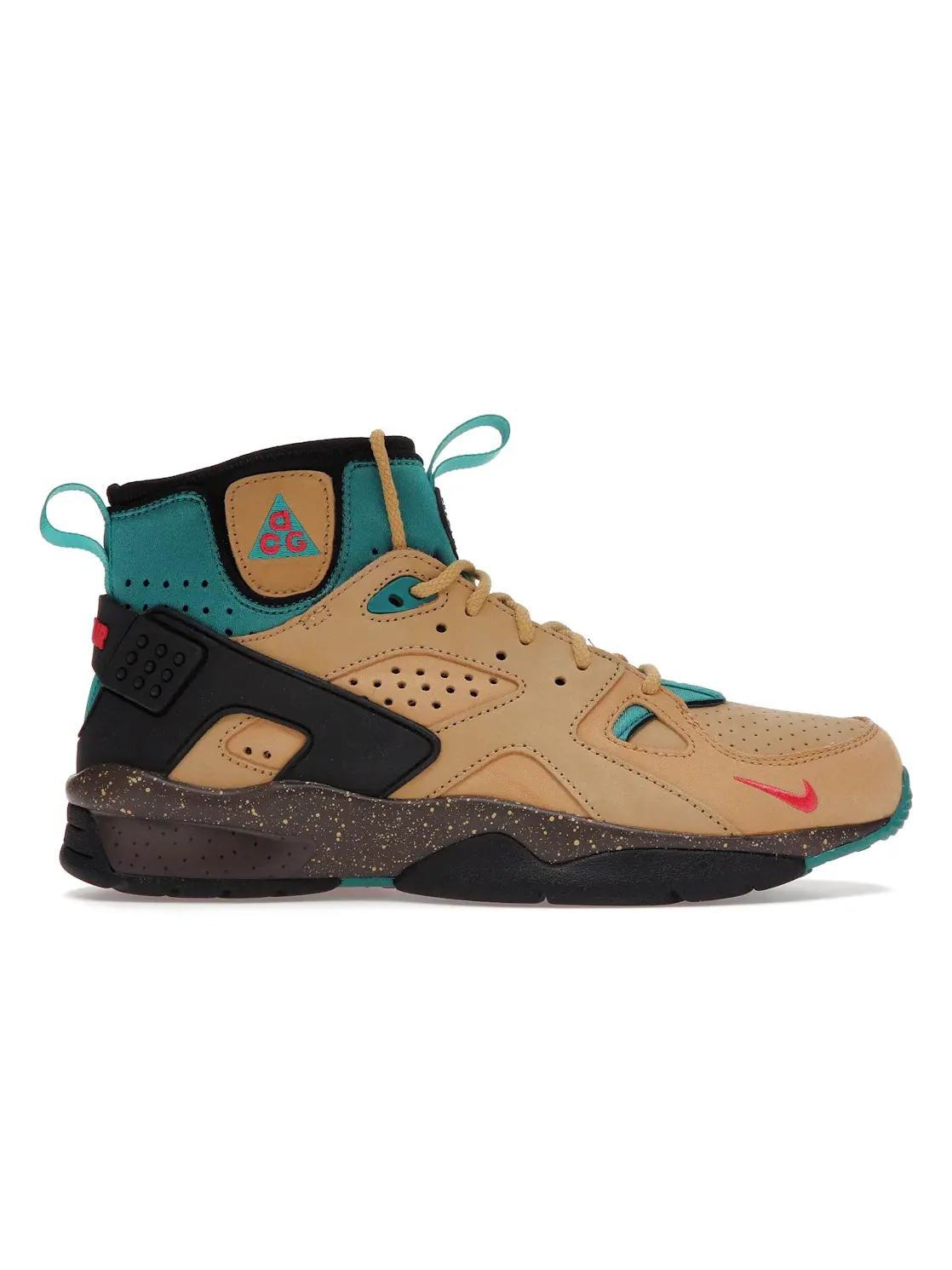 Мужские кроссовки с высоким верхом Nike ACG Air Mowabb OG — изображение 1 из 4, красный-золотистый