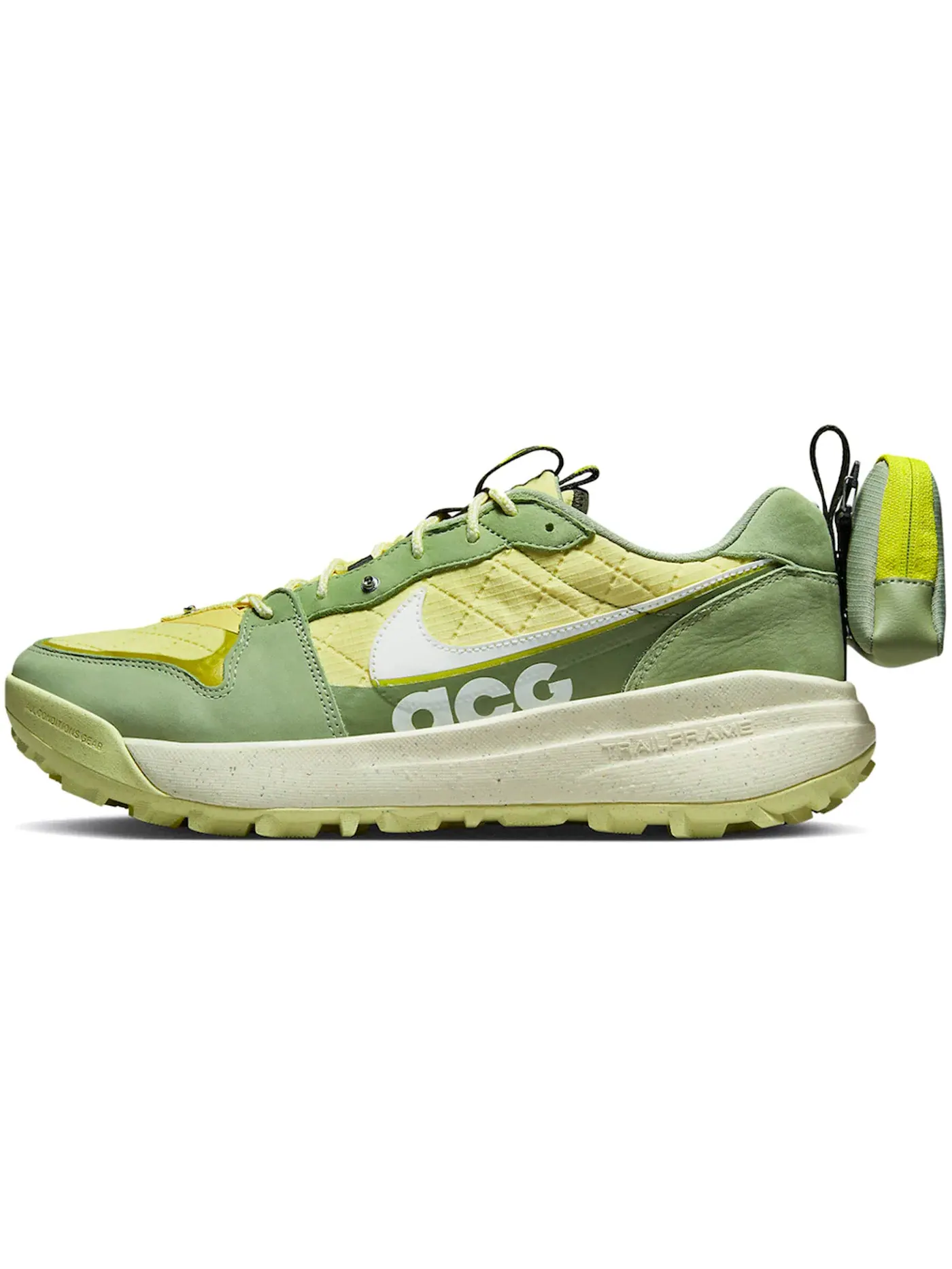 Мужские кроссовки Nike ACG Lowcate — изображение 2 из 4, зеленый/яркий---белый