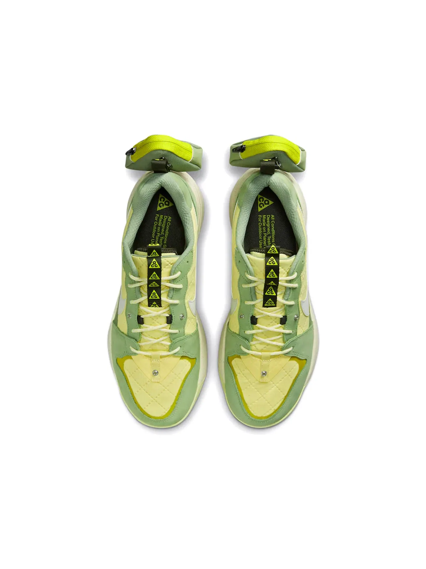 Мужские кроссовки Nike ACG Lowcate — изображение 3 из 4, зеленый/яркий---белый