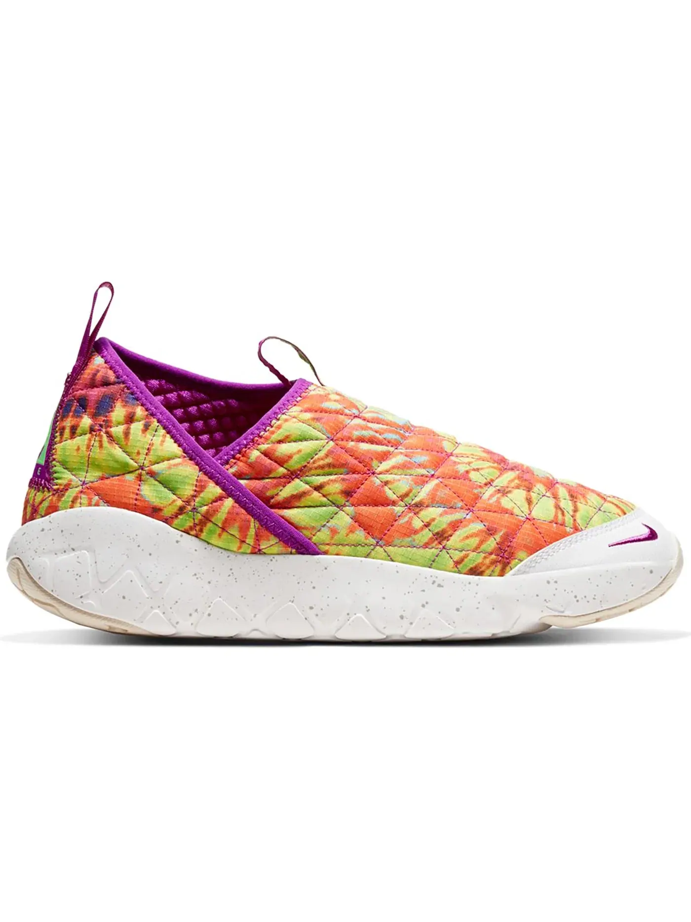 Мужские тапочки с принтом Nike ACG Moc 3.0 Nike — изображение 1 из 1, зеленый фиолетовый