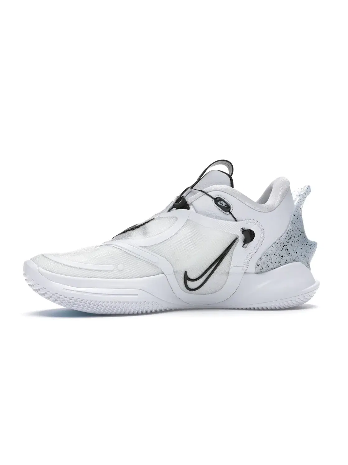 Мужские кроссовки с самозашнуровкой Nike Adapt BB 2.0 Oreo Nike — изображение 3 из 4, белый/черный-серый