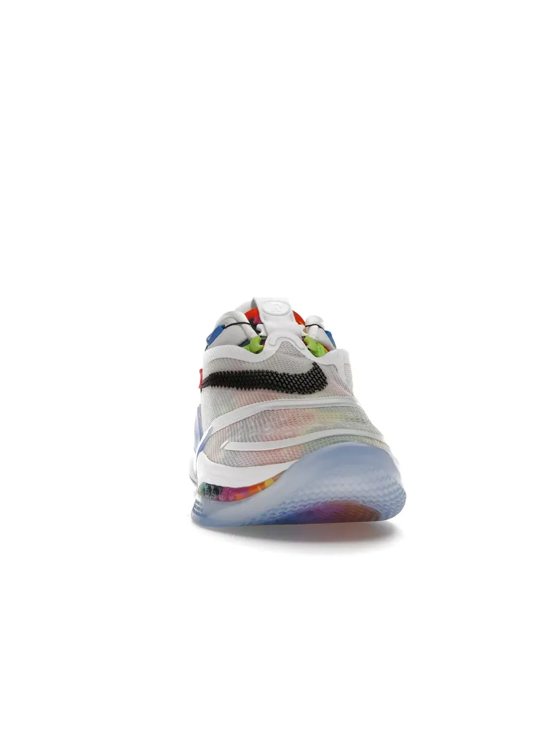 Мужские кроссовки с системой автоматической шнуровки Nike Adapt BB 2.0 Tie Dye Nike — изображение 2 из 4, белый/черный-мульти
